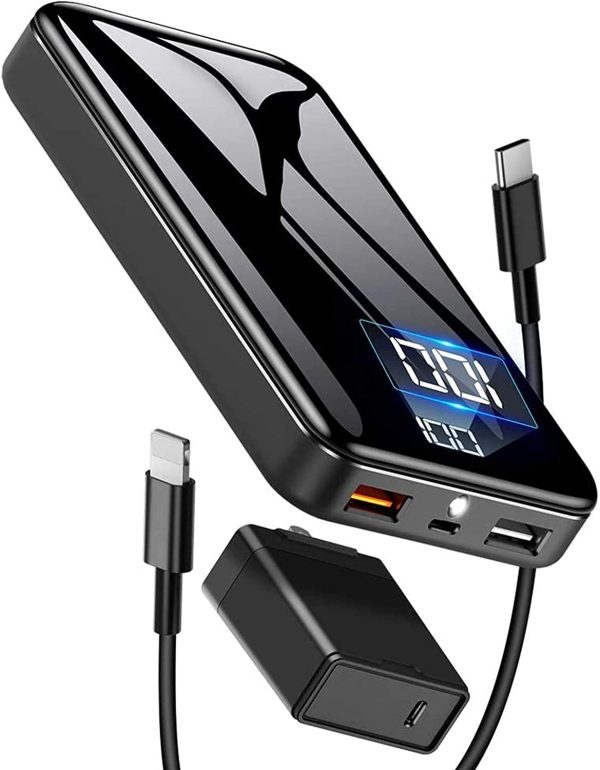Portable Charger USB C External Battery with USB-C Charger